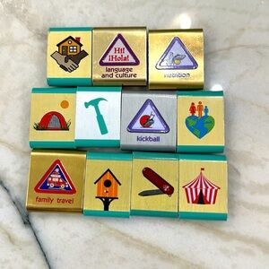 All-Cub Scout- adventure belt loops ( 11 in total)